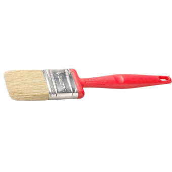 Кисть плоская ЗУБР "БСГ-50", с быстросъемной головой, натуральная щетина, пластмассовая ручка, 75мм