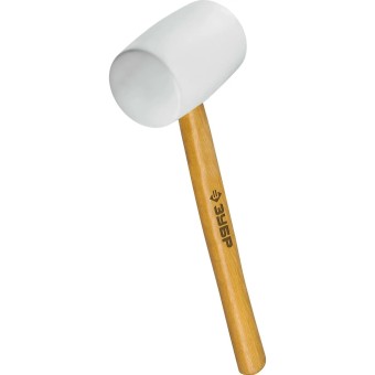 Белая резиновая киянка ЗУБР 1100 г