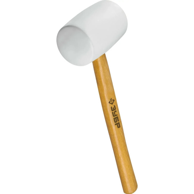 Белая резиновая киянка ЗУБР 1100 г