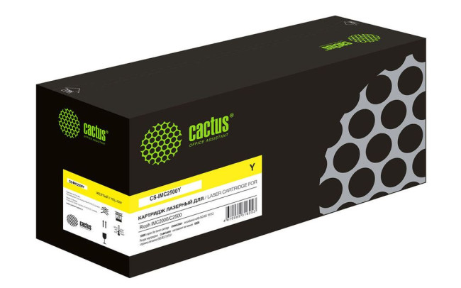 Картридж лазерный Cactus CS-IMC2500Y 842312 желтый (10500стр.) для Ricoh IMC2000/C2500