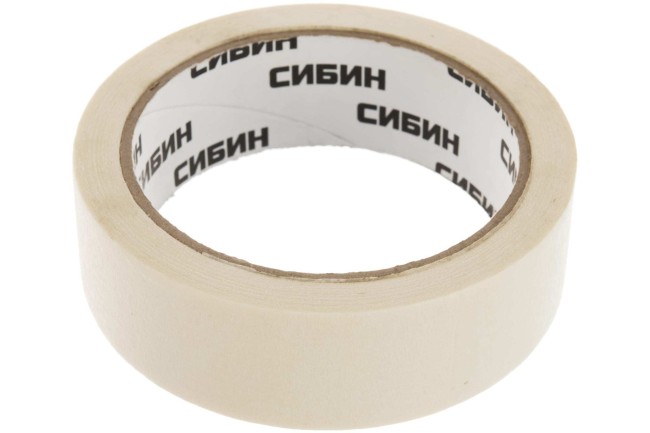 Малярная лента СИБИН креповая, 30мм х 25м 12111-30_z01