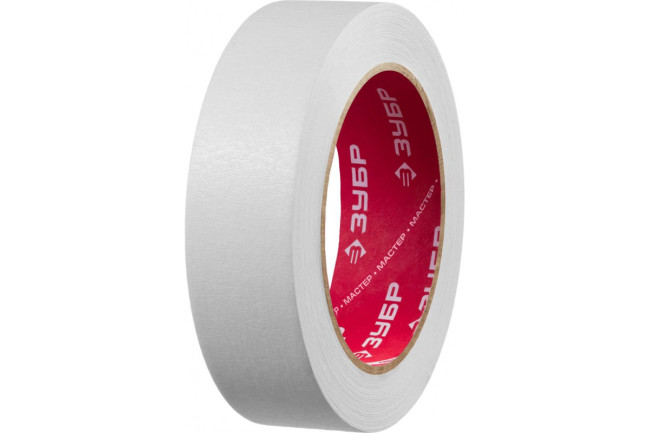 Скотч малярный креповый ЗУБР 30мм х 50м 12115-30 Скотч малярный креповый ЗУБР 30мм х 50м 12115-30