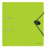 Папка-регистратор Silwerhof 355051 A4 70мм полифом салатовый