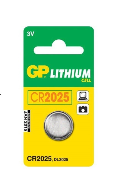 Батарея GP Lithium CR2025 (1шт)