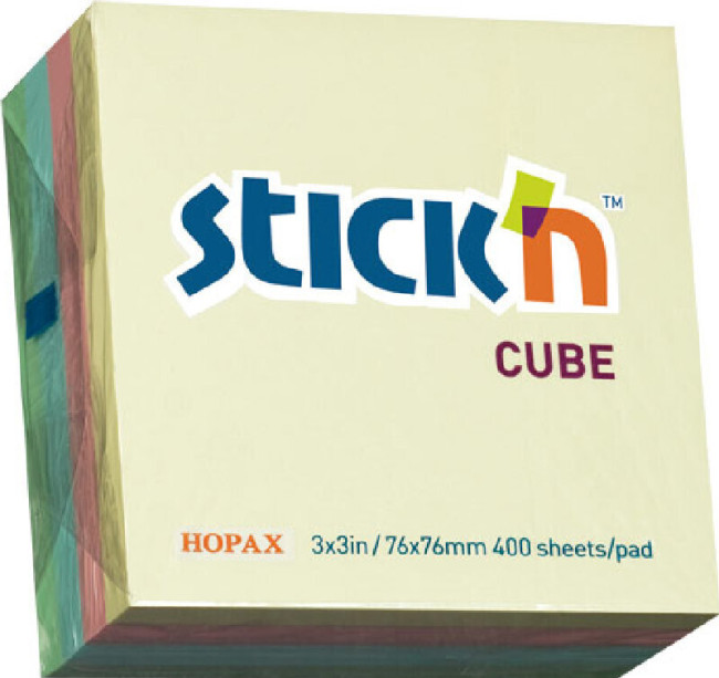 Блок самоклеящийся бумажный Stickn 21013 76x76мм 400листов