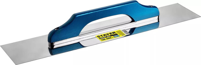 STAYER Eхpert 600 130х600 мм гладилка "Швейцарская" нержавеющая с деревянной ручкой