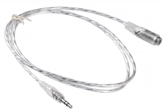 Кабель-удлинитель аудио Buro Jack 3,5 m/Jack 3,5 f, CAB025-1M, прозрачный, 1 м Кабель-удлинитель аудио Buro Jack 3,5 m/Jack 3,5 f, CAB025-1M, прозрачный, 1 м