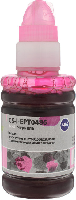 Чернила LIGHT MAGENTA 100ML R200/R220 CS-I-EPT0486 CACTUS
