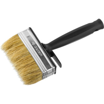 Комплект 10 шт, Кисть-макловица ЗУБР "ОПТИМА", светлая щетина, пластмассовый корпус, 30х100мм, 01802-10