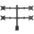 ONKRON настольный кронштейн для четырёх мониторов 10"-32", черный D421E