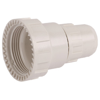 Переходник ЗУБР ШиреФит редукционный накидная гайка - штуцер с гайкой, 26мм-16мм 51476-26-16