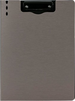 Папка-планшет Deli 64513GREY A4 полипропилен вспененный серый с крышкой