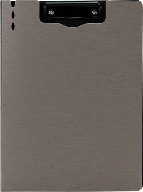 Папка-планшет Deli 64513GREY A4 полипропилен вспененный серый с крышкой