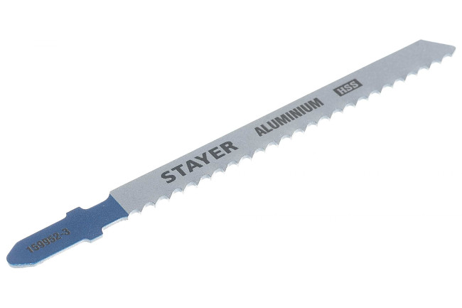 Полотна STAYER, T127D, для эл/лобзика, HSS, пометаллу (2-15мм), T-хвост., шаг 3мм, 75мм, 2шт,159952-3_z02
