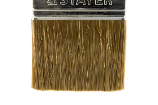 STAYER "KANEKARON-EURO". Кисть плоская, искусственная щетина, деревянная ручка, 100мм