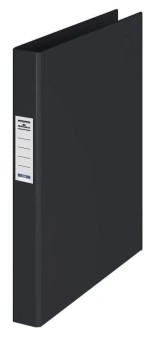 Папка на 2-х кольцах Durable 3130-01 A4 ПВХ кор.35мм торц.карм с бум. встав черный