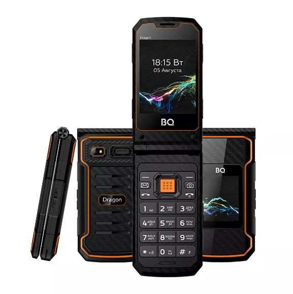 Мобильный телефон BQ 2822 Dragon Black+Orange