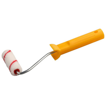 Мини-ролик NYLON ПОЛИАМИД малярный, ворс 8мм, бюгель 6мм, 15х70мм, STAYER Master