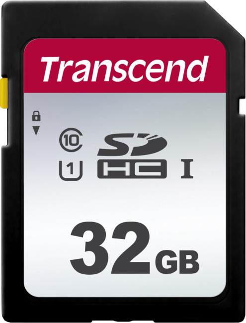 Флеш карта SDHC 32Gb Class10 Transcend TS32GSDC300S w/o adapter