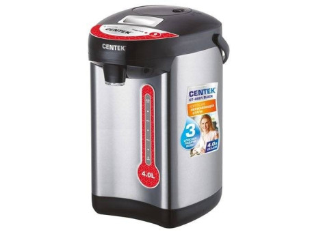 Термопот CENTEK CT-0081 черный нержавека 4л