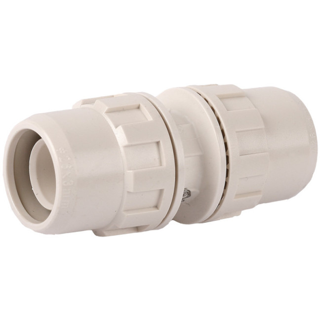 Соединитель ЗУБР ШиреФит штуцер с гайкой - штуцер с гайкой, 20мм 51490-20