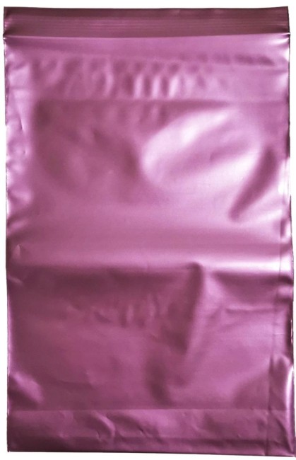 Пакет с замком (Zip Lock) 15 х 22 см, 60 мкм, вишневый,  100 шт уп