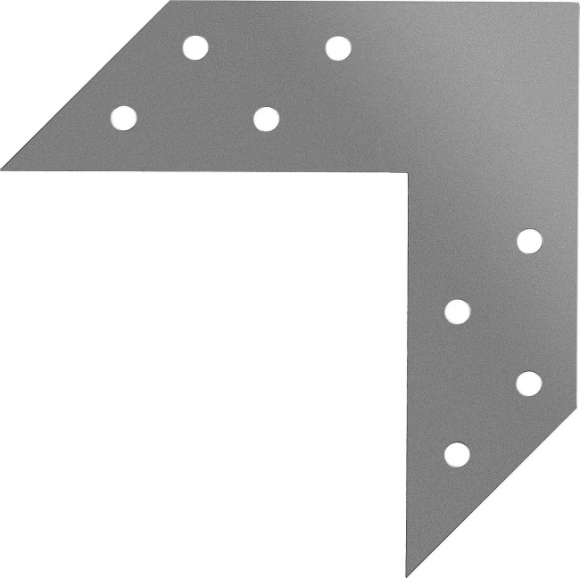 Комплект 25 шт, Угловой соединитель УС-2.0, 175х175х35 х 2мм, ЗУБР, 31044-175 Комплект 25 шт, Угловой соединитель УС-2.0, 175х175х35 х 2мм, ЗУБР, 31044-175