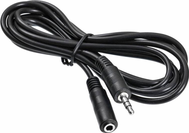 Кабель-удлинитель аудио Buro Jack 3.5 (m)/Jack 3.5 (f) 2м. черный (BAAC003-2) Кабель-удлинитель аудио Buro Jack 3.5 (m)/Jack 3.5 (f) 2м. черный (BAAC003-2)