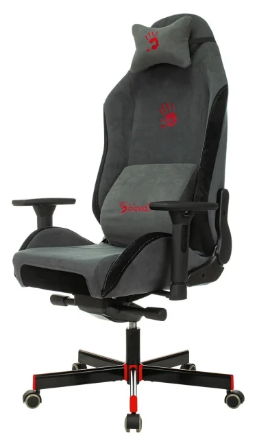 Кресло игровое A4Tech Bloody GC-420 серый крестовина металл Кресло игровое A4Tech Bloody GC-420 серый крестовина металл