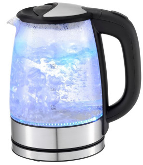 Чайник Renova KT17G-01B / Термостойкое стекло / Объем 1.7 л