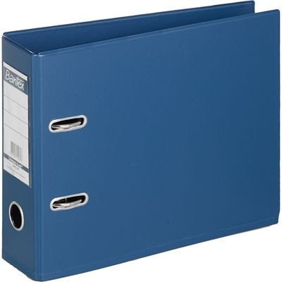 Папка-регистратор BANTEX 1453-01,формат А5,гориз.70мм,т-синий,ПБП2,карм.кор