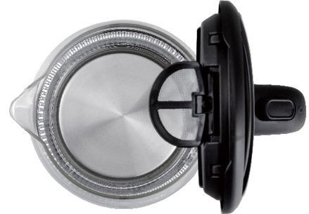 Чайник Renova KT17G-04B / Термостойкое стекло / Объем 1.7 л