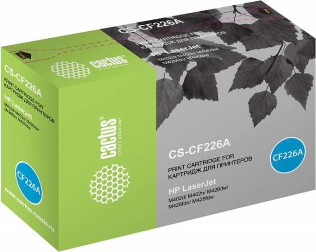 Картридж BLACK /M402D/M402N 3.1K CS-CF226A CACTUS