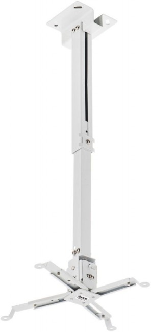 Кронштейн для проектора Buro PR04-W белый макс.20кг потолочный поворот и наклон