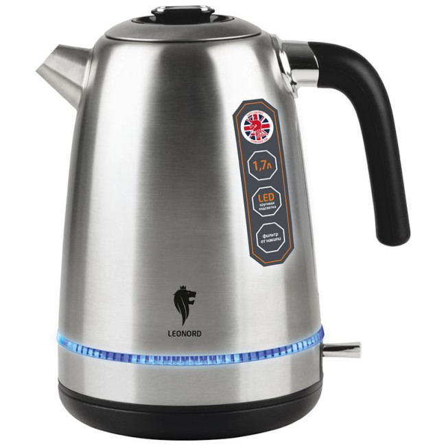 Чайник электрический Leonord LE- 1502 (1,7 л) стальной
