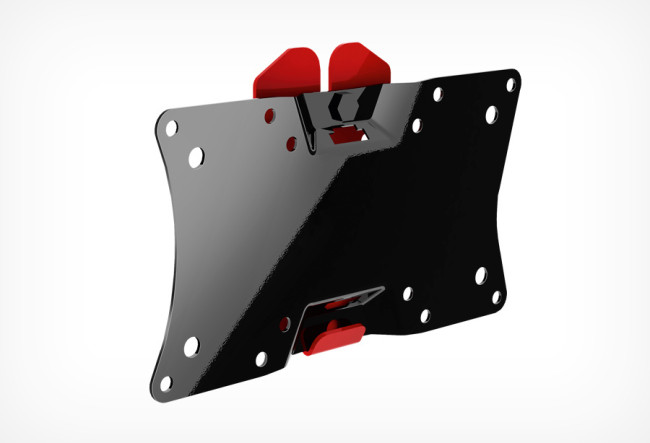 Кронштейн для телевизора Holder LCDS-5060 черный глянец 19"-32" макс.30кг настенный фиксированный