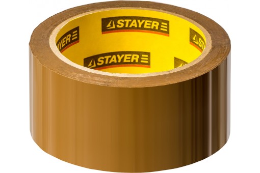 Коричневая клейкая лента STAYER 48 мм 60 м 45 мкм 1207-50