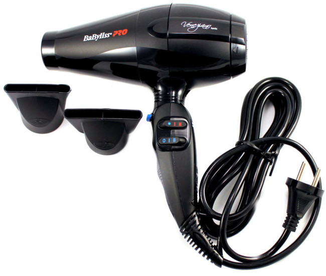 Фен Babyliss Pro VENEZIANO IONIC 2200Вт черный Фен Babyliss Pro VENEZIANO IONIC 2200Вт черный