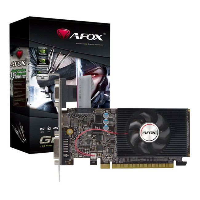 Видеокарта AFOX GeForce GT 610 1 ГБ (AF610-1024D3L7-V6) Видеокарта AFOX GeForce GT 610 1 ГБ (AF610-1024D3L7-V6)