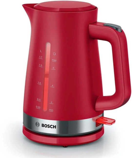 Чайник электрический Bosch TWK4M224 1.7л. красный корпус: пластик