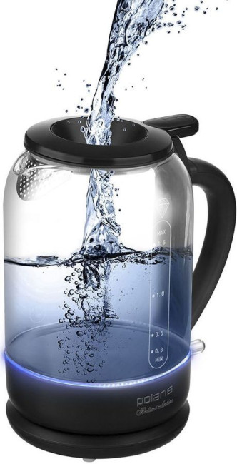 Чайник электрический Polaris PWK 1753CGL 1.5л. 1950Вт черный (стекло) Чайник электрический Polaris PWK 1753CGL 1.5л. 1950Вт черный (стекло)