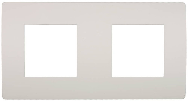Накладная панель СВЕТОЗАР горизонтальная 2 гнезда SV-55210-2