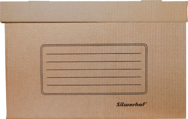 Короб архивный съемная крышка Silwerhof СК-11 микрогофрокартон 355x265x440мм коричневый Короб архивный съемная крышка Silwerhof СК-11 микрогофрокартон 355x265x440мм коричневый