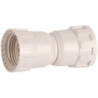 Соединитель ЗУБР ШиреФит накидная гайка - накидная гайка, 16мм 51496-16