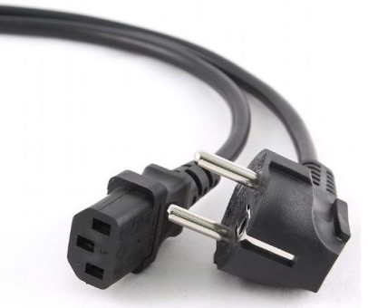 Кабель питания Cablexpert PC-186-VDE, 1.8м, Schuko(S22) - C13, VDE, 10А, Сечение провода: 0,75 мм2,