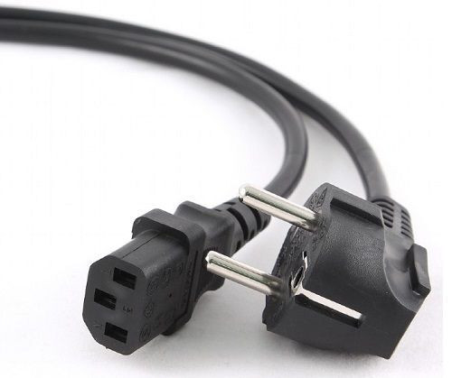 Кабель питания Cablexpert PC-186-VDE, 1.8м, Schuko(S22) - C13, VDE, 10А, Сечение провода: 0,75 мм2,