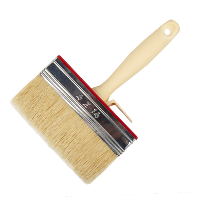 Кисть для лакировки паркета (макловица) "economy" 40 х 140 мм "beorol"