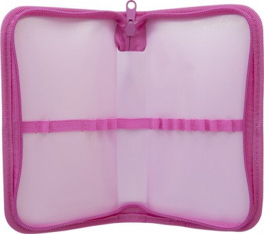 Пенал Silwerhof 850960 Gems розовый 1отд. 190х110х28мм пластик