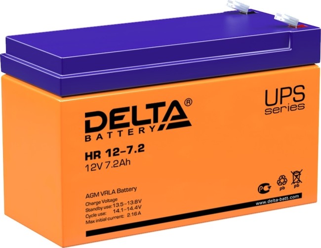 Аккумуляторная батарея Delta Battery HR 12-12 Аккумуляторная батарея Delta Battery HR 12-12
