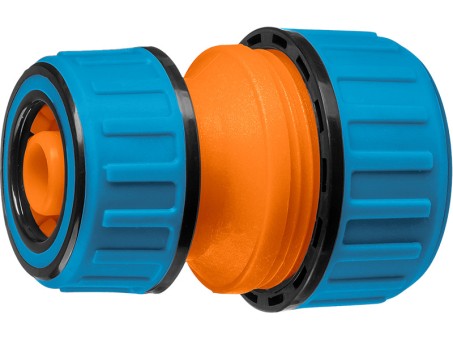 GRINDA PROLine TM-X, 1/2" x 3/4", переходная, муфта ремонтная, для шланга, из ударопрочного пластика с TPR